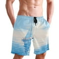 thumbnail image 6 of ALAZA Men's Swim Trunks Sea Oil Paint Beach Shorts with Pockets XL, 6 of 6