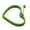 Green, variant on Bakeware Heart Shaped Pancake Maker for Holiday Breakfasts and Festive Brunches—Egg Frying Silicone Tool for Creating Valentine Themed Pancakes and Star Shaped Eggs