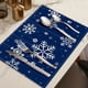 thumbnail image 1 of Christmas Placemat Table Mat Christmas Home Living Room Decoration Placemat, 1 of 8