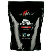 Mount Hagen 7.05 oz Organic Fair Trade Freeze Dried Instant Coffee Bulk Resealable Doypack Bag