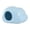 Blue, variant on YANDE-Hamster Hideout Ceramic Hamster House Pet Nesting Hut Summer Cooling Cabin Hamster Nest Pet Cage Decor for Critter Lemmings Chinchilla Playing (Pink)