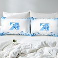 thumbnail image 4 of Erosebridal Letter Initial Sheet Set Twin,Monogrammed Personalized Bedding Sets Twin Size,Flower Decor,Breathable,3pcs, 4 of 7