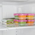 thumbnail image 3 of OXO Tot - Baby Blocks - Containers - Airtight, Watertight, Leakproof - Clear Lids & Bodies - Measurement Markings - Stackable Freezing Trays - Safe Storage for Spill-Free Outings, 3 of 8