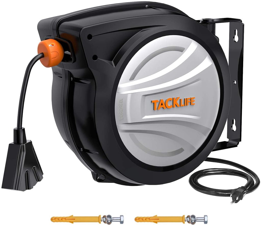 Retractable Extension Cord, 65FT+4.5 Extension Cord Reel