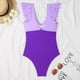 thumbnail image 3 of Traje de Baño Oversize de las Mujeres, Cremallera Deportes una Pieza con Panel Conservador Y Protector Solar para Buceo Y Surf, Traje de Surf, 3 of 4