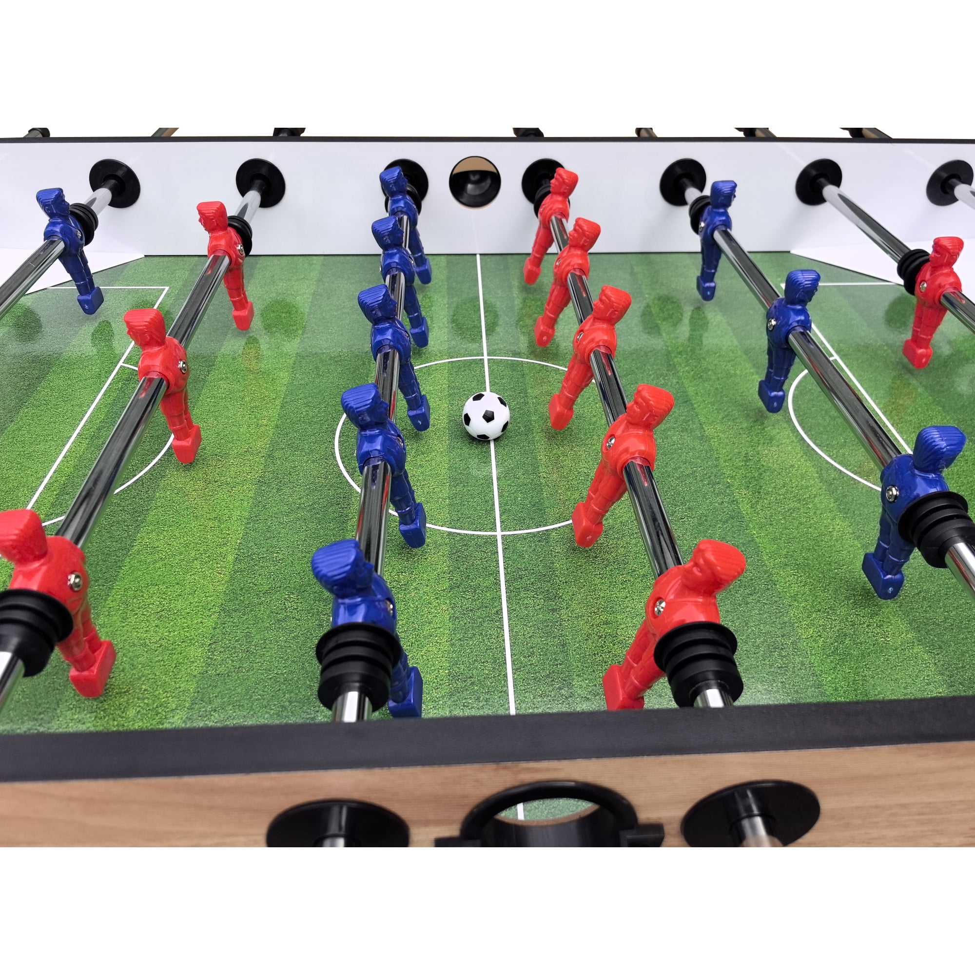Jopath 5FT Soccer Table,Children's Game Table,Table Games for Kids and Adults for Family Game Room Brown