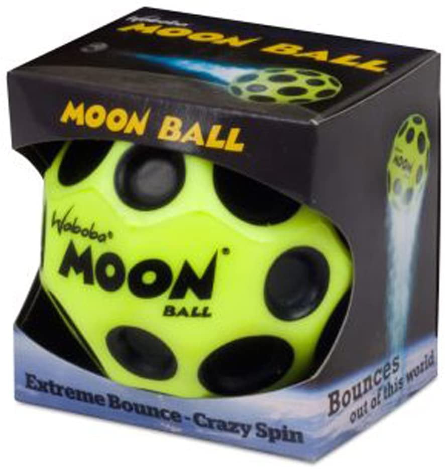 Original OEM Waboba Moon Ball Extreme Bouncing Crazy Spinning Ball Green 