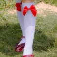 thumbnail image 4 of ROZYARD Kids Girl's Fashion Knee Highs Socks with Bows Summer Thin Sheer Silk Stockings, 4 of 20