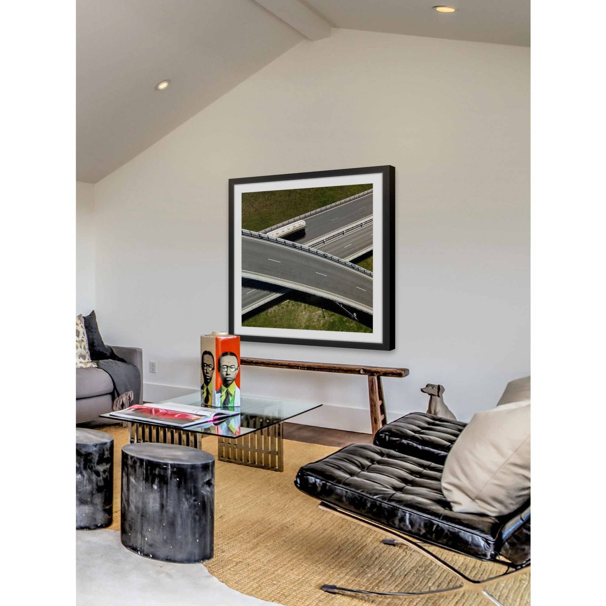 "Overpass" Framed Painting Print