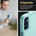 thumbnail image 4 of for Samsung Galaxy A25 5G Case, [Shockproof] Military Grade Proof Protection [Dropproof] Rugged Protective Heavy Duty Phone Case Cover for Samsung Galaxy A25 5G (Mint), 4 of 14