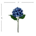 Mainstays 13" Artificial Flower Pick, Hydrangea Short Stem, Dark Blue
