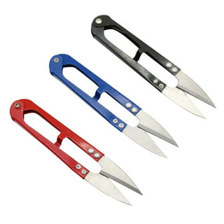 3Pcs Yarn Scissors Cross-Stitch Scissors Thread Clippers U-Shape Scissors  Household Tool Mixed Color 