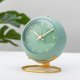thumbnail image 2 of Reloj despertador de escritorio con batería, reloj analógico ligero y silencioso, sin garrapatas, para dormitorio, oficina, 1 paquete, verde, 2 of 5