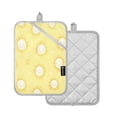 thumbnail image 3 of Smiling Suns Pot Holder Set 2 Piece Non-Slip Oven Hot Pads Heat Resistant Durable 7x9.8in, 3 of 7