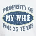 thumbnail image 3 of CafePress - Funny 25Th Anniversary White T Shirt - Men's Classic T-Shirts, 3 of 4