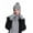 Gray, variant on SYMOID Women and Men Beige 3-Piece Winter Wool Beanie Scarf Gloves Set - Warm, Touchscreen Compatible, Ribbed Cuffs, Cold-Resistant for Adults,Size Free Size