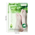 thumbnail image 2 of fastboy Foot Sock Exfoliating Pedicure Callus Patch Unisex Peeling Dead Skin Remover Sheet, Aloe, 2 of 7