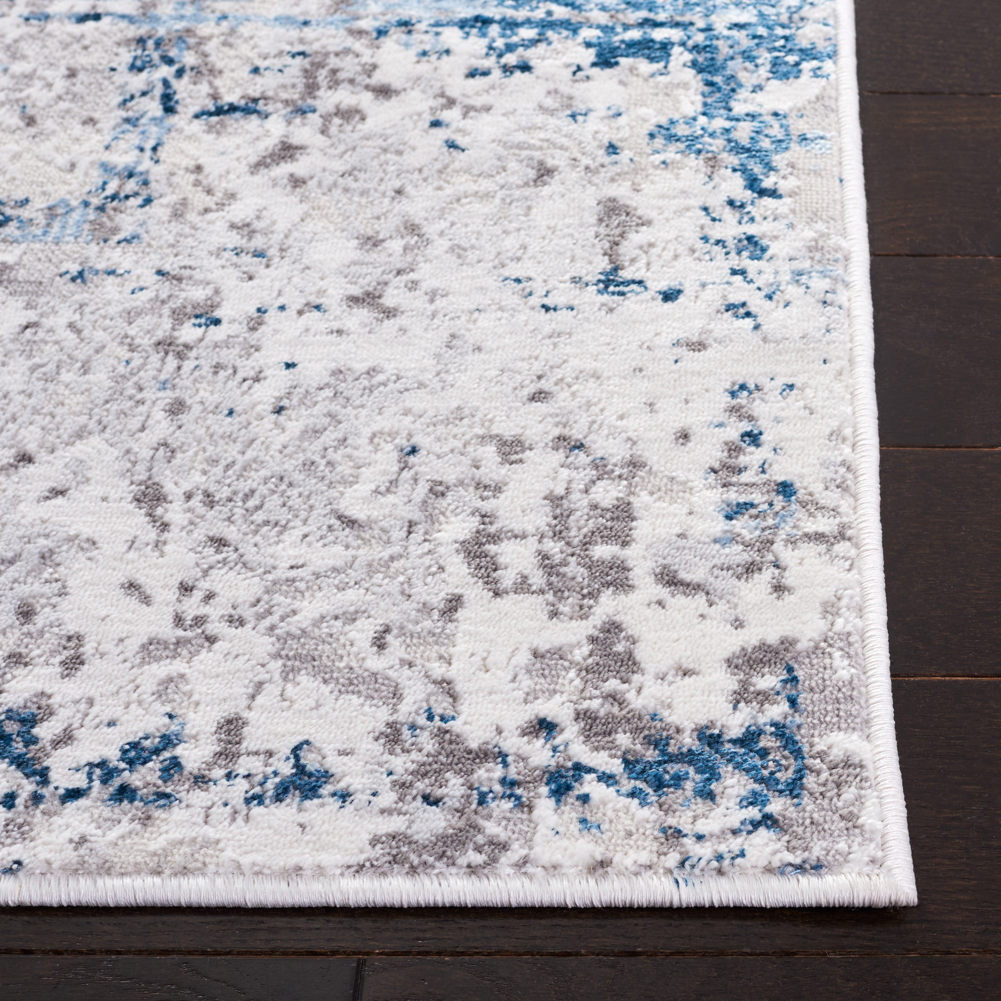 SAFAVIEH Amelia Romeo Abstract Area Rug, Gray/Blue, 4'5" x 6'5"