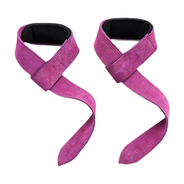 Correas de levantamiento de pesas de 2 piezas, envolturas de muñeca para hombres para mujeres tiras de muñeca de levantamiento de pesas Púrpura
