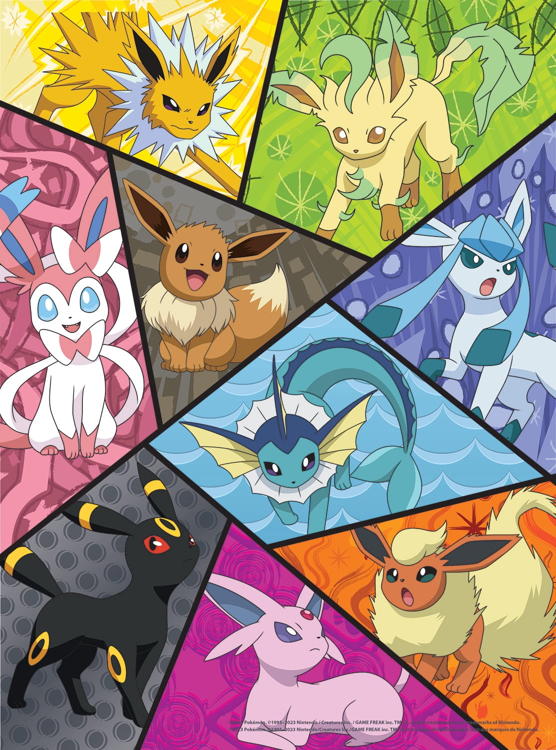 Buffalo Games Multi-Piece Pokemon Eevee Montage Adult Interlocking Jigsaw Puzzle