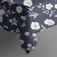 thumbnail image 4 of Pioneer Flower Floral Print Pattern Rectangle Tablecloth 60"x120", Waterproof Polyester Table Cloth, Wipeable Spillproof for Dining Camping Indoor Outdoor, 4 of 6