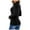 Y1-Black, variant on Womens Sweaters Autumn And Winter Solid Color High-Neck Basic Base Shirt V Neck Womens Sweaters M