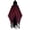 Red, variant on Harpily Ghostly Tattered Cloak with Hood Halloween Costume with Torn‑Edge Decoration Hooded Cloak for Women Halloween Party