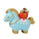 thumbnail image 1 of Estatua de caballo de estilo chino, lingote dorado, bolsa de la suerte, moneda de cobre, caqui, figura de poni de dibujos animados, adorno decorativo de Feng Shui para escritorio, 1 of 8