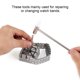 thumbnail image 3 of Herramienta para correas de reloj, 5 piezas/juego, herramienta para quitar correas de reloj con pasador de perforación de martillo, herramienta para eslabones de reloj, tecnología avanzada, 3 of 9