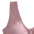 thumbnail image 4 of Women's Wireless Front Closure Breathable Sports Bra, Adjustable Straps Wide Straps for Yoga Gym Workout, Comfortable, 4 of 6
