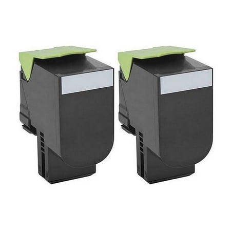 PrinterDash Compatible with IBM InfoPrint Color 1824DN/1824DW/1825/1826DN/1826DW Black High Yield Toner Cartridge (2/PK-8000 Page Yield) (39V3899_2PK)