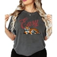 thumbnail image 4 of Retro Easy Tiger Shirt for Women and Men Trendy Vintage Unique Graphic Tee Pepper Shirt Adult Large, 4 of 4