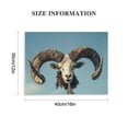 thumbnail image 3 of Orinice Wood Road Sign with Cow Skull Giclee Gallery Print, Travel Poster Wall Decor), 3 of 6