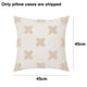 thumbnail image 2 of Funda de cojín para sofá, almohada para cintura, almohada con mechones B&B, funda de almohada, 2 of 5