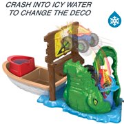 Hot Wheels Monster Trucks Arena Smashers Swamp Chomp Playset with 1 Toy Truck