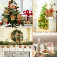 thumbnail image 6 of Ayieyill 12pcs Gingerbread Christmas Ornaments Gingerbread Christmas Tree Decorations Holiday Decor (House), 6 of 7