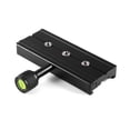 thumbnail image 4 of Adaptador De Abrazadera Qr-120 Negro Para Placa De Liberación Rápida 1/4 "3/8" Para Trípode Arca Swiss Rss Serendint EL007093-00, 4 of 6