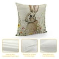 thumbnail image 4 of Nawypu Easter Pillow Covers He is Risen Eggs Rabbit Bunny Ears Easter Decorations Outdoor Pillows Decorative Throw Pillows Cases Decorations Spring Cushion Covers for Home Couch, 4 of 5