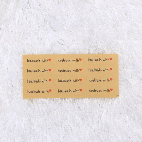 AURARMLET 240Set Paper Heart Envelope Seal Stickers for Special Occasions