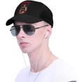 thumbnail image 4 of Rhea and Ripley Baseball Cap Trucker Hats Hip Hop Adjustable Hat Snapback Cap Unisex Dad Hat Black, 4 of 5