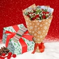 thumbnail image 4 of EAYY 150 Sheets Christmas Tissue Paper Wrapping Paper,20" x 20", 15 Designs Assorted Design, Fast and Easy Gift Wrapping Accessory for Christmas Gift Boxes, Bottles, Holiday Tissue Paper - -, 4 of 7