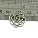 thumbnail image 3 of 50x DIY Aleación Rose Charms Conector Colgantes Resultados de la joyería Gloria Pendiente del colgante, 3 of 3