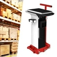 thumbnail image 4 of 6 Ton Machinery Movers Skate Dolly 360 Rotation Heavy Duty Labor-saving Roller w/Handle, 4 of 17
