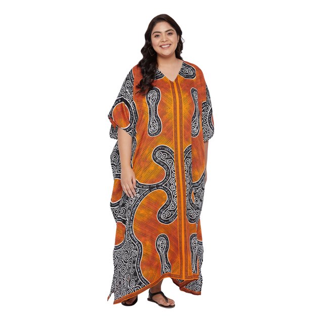 Oussum Robes Caftans Grande Taille pour Femmes Longue Robe Maxi Caftans pour Dames