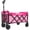 Pink, variant on GDF Studio Heavy-Duty Compact Folding Wagon, 360lbs Capacity Lightweight Utility Cart with Swivel Wheels, Pink