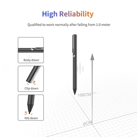 Penoval USI Stylus Pen for Chromebook with 4096 Levels Pressure for Lenovo chromebook Duet, ASUS chromebook C436, HP chromebook X360 12b, HP chromebook X360 14b?Including AAAA Battery & Spar