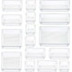 thumbnail image 1 of Organizador de Cajones Plástico Transparente Bluelander 16 Piezas, 1 of 4