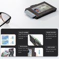 thumbnail image 3 of Monedero plegable, delgado, de aluminio, con bloqueo RFID, 3 of 6