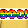 thumbnail image 3 of CafePress - Halloween Rainbow BOO Light T Shirt - Men's Classic Graphic T-Shirt, 3 of 4
