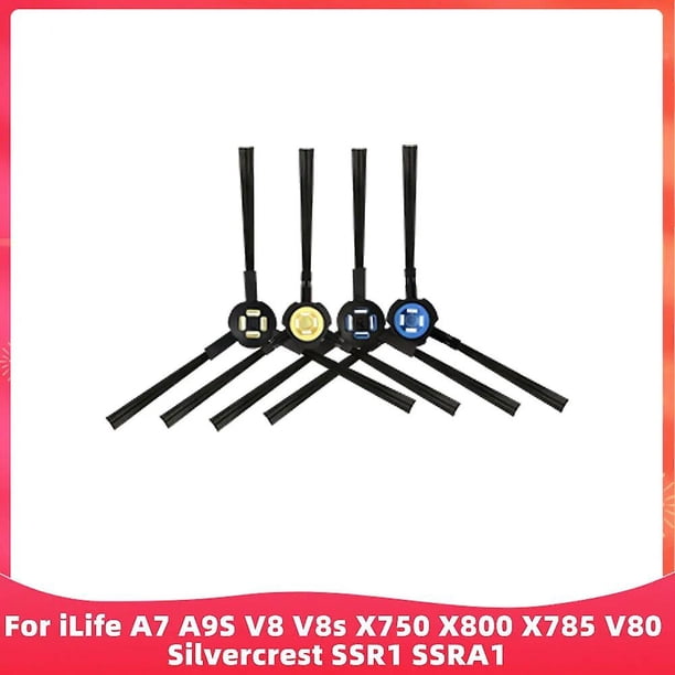 For iLife A7 A9S V8 V8s X750 X800 X785 V80 Silvercrest SSR1 SSRA1 DEXP LF-800 Robot Vacuum Parts Main Side Brush Hepa Filter~0896